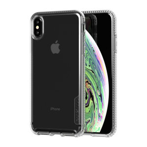 Tech21 Pure Clear case allows you to flaunt the natural beauty of your iPhone XS Max, while keeping it well protected from scratches, bumps and drops of up to 10ft. It also offers an ulta-thin and lightweight design, which looks good in any setting.