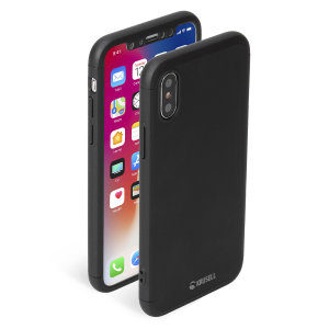 Durable and non-slip material coated, the Krusell Arvika 3.0 Cover and Glass Screen Protector for the iPhone XS offers premium 360 degree protection for your shiny new handset, all in a slim fitting, lightweight and stylish design.
