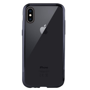 Showcase your iPhone XS Max with the Metal Flex Cover from KSIX. Combining a clear back with a grey metal bumper, this case provides protection, whilst looking sleek and fabulous.