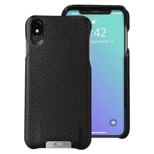 Treat your iPhone XS Max to exquisite handmade craftsmanship and the highest quality materials. Featuring genuine Floater and Caterina leather, the Vaja Grip premium leather shell case in black is something very special indeed.
