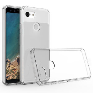 Custom moulded for the Google Pixel 3 XL, this crystal clear Olixar ExoShield tough case provides a slim fitting stylish design and reinforced corner shock protection against damage, keeping your device looking great at all times.