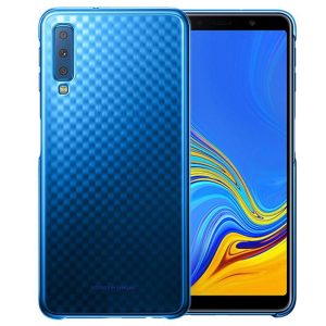 Protégez votre Samsung Galaxy A7 2018 à l'aide de la superbe coque Gradation Cover officielle en coloris bleu. Très élégante et protectrice, elle est tout simplement l'accessoire parfait pour votre Samsung Galaxy A7 2018.