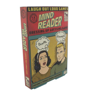 This game is the perfect opportunity to put your psychic powers to test. Great party game with comic book style features which will have you all in stitches by trying to guess the correct object names written on the thought bubble shaped headband.