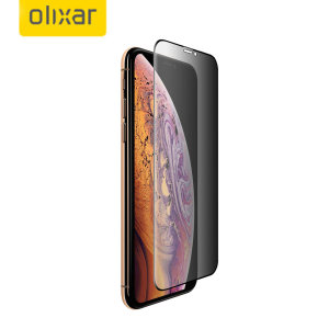 This tempered glass screen protector for the iPhone XS from Olixar has complete edge to edge screen protection, toughness, high visibility and sensitivity all in one package, with the added bonus of a privacy filter.