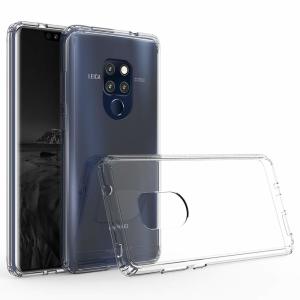 Custom moulded for the Huawei Mate 20, this crystal clear Olixar ExoShield tough case provides a slim fitting, stylish design and reinforced corner protection against shock damage, keeping your device looking great at all times.