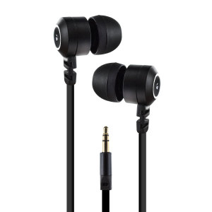 Delivering crisp HD sound, the Ribbons by KitSound are powerful earphones that provide punchy bass with sweet middle and high notes. Featuring a flat anti-tangle cable and a sturdy, stylish black design which, provides a premium feel.