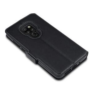 All the benefits of a wallet case but far more streamlined. The Olixar Low Profile Wallet Case in black is the perfect partner for the the Huawei Mate 20 owner on the move. What's more, this case transforms into a handy stand to view media.