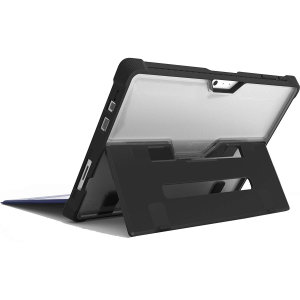 La coque STM Dux en coloris noir est un excellent moyen de protéger votre Microsoft Surface Pro 4. Dotée d'une structure en TPU et polycarbonate, la coque STM Dux est non seulement légère mais elle fournit une protection exceptionnelle à votre appareil, notamment contre les impacts et les chutes accidentelles.