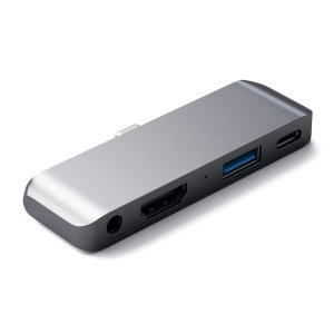 Hub Satechi Mobile Pro Multiport USB-C pour iPad Pro 2018 – Space Grey