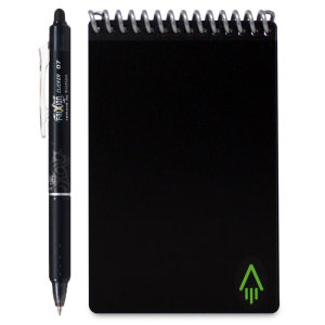 Take a never-ending number of notes that can be kept safe forever with the Rocketbook Everlast A6 notepad. Featuring 48 reusable pages, you can take notes in class, at work or on the move and securely upload them to a cloud service of your choosing.
