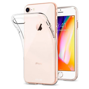 Coque iPhone 8 Olixar Ultra Mince en gel – 100% Transparente