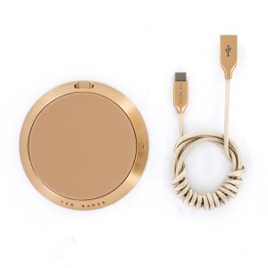Charge your smartphone quickly with this gorgeous fast wireless charging pad crafted from premium taupe leather. Spend less time waiting around for your phone to charge and more time doing what you want to do with this fast wireless charging pad.
