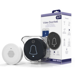 Add an extra layer of security to your front door with the Eule Video Doorbell. Including a doorbell and a ringer, this smart doorbell will alert you to the presence of a visitor with both a ring and a high quality video notification to your smartphone.
