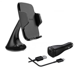 The Samsung Car Pack is the ideal accessory pack for your car. Perfect for using GPS navigation or hands-free music listening, while your phone is on charge using the fast charging Samsung car adaptor.