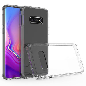 Custom moulded for the Samsung Galaxy S10. This clear Olixar ExoShield tough case provides a slim fitting stylish design and reinforced corner shock protection against damage, keeping your device looking great at all times.