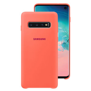Protect your Samsung Galaxy S10 with this Official silicone case in Berry Pink. Simple yet stylish, this case is the perfect accessory for your S10.