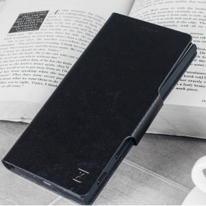 Olixar Lederen Stijl Sony Xperia XZ4 Compact Portemonnee Case - Zwart