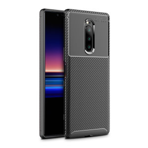 Robuste, souple et dotée d'une superbe finition en coloris noir mat et un look métal brossé, la coque Olixar effet fibre de carbone assure une protection et un look exceptionnel à votre Sony Xperia 1.