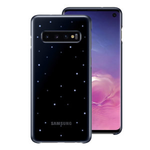 Protect your Samsung Galaxy S10 from harm with the intuitive LED official case from Samsung in Black.