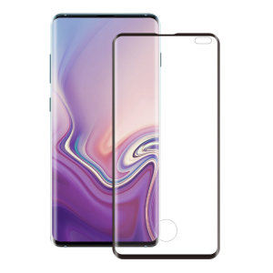 Introducing the ultimate in screen protection for the Samsung Galaxy S10 Plus, the edge to edge 3D Glass by Eiger is made from premium real glass with rounded edging and anti-shatter film.