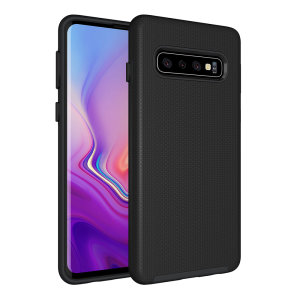 La coque Eiger North Dual Layer (double couche) en coloris noir est une coque de protection hybride et ergonomique dédiée au Samsung Galaxy S10. Elle lui assure une protection fantastique au quotidien sans lui ajouter de volume superflu.