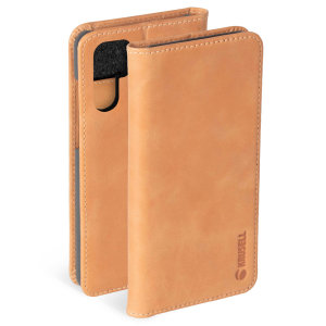 Krusell’s 2 Card Sunne Wallet cover in vintage nude combines Nordic chic with Krusell’s values of sustainable manufacturing for the socially-aware Huawei P30 Pro owner who wants an elegant genuine leather accessory with extra storage for cash and cards.