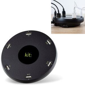 This Multi USB Charger will allow you to charge up to 6 devices simultaneously. Auto Detect Integrated Circuit Technology automatically detects the device type and its specific charging needs for optimum charging.