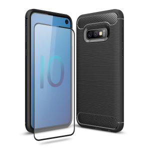 Coque Samsung Galaxy S10e Olixar Sentinel & Verre trempé – Noir