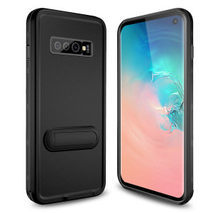 All round rugged protection for your Samsung Galaxy S10 with the Terra 360 protective case from Olixar. Featuring a dual layer shock resistant design and a built in screen protector, to prevent damage from water, dust, dirt and snow.