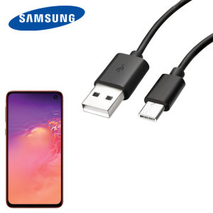 Offizielles Samsung USB-C Galaxy S10e Ladekabel - Schwarz