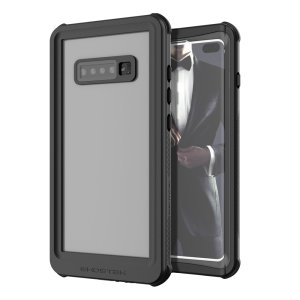 Shield your precious Samsung Galaxy S10 Plus on both land and at sea with the extremely tough, yet incredibly stylish Nautical Series Waterproof case from Ghostek in black. Protecting your S10 Plus from depths of up to 1 meter for up to 30 minutes.
