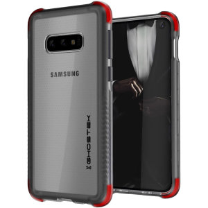 Custom molded for the Samsung Galaxy S10e, this crystal clear Ghostek tough case provides a slim fitting, stylish design and reinforced corner protection against shock damage, keeping your device looking great at all times.