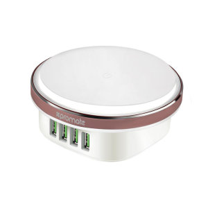 The ChargeLite- 4 is a USB charging station with an LED Night Light. Illuminate any dark space in your home while charging up to 4 USB devices at the same time. While your devices are protected by Smart IC technology preventing any damage to your devices.