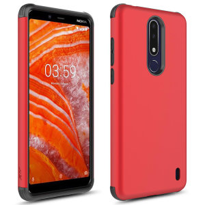 Perfect for Nokia 3.1 owners looking to provide exquisite protection that won't compromise Nokia's sleek design, the Zizo Sleek Hybrid case in Red combines the perfect level of protection with ultra-thin and lightweight design.