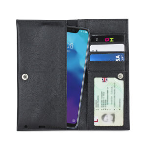 Housse ZTE Axon 9 Pro Olixar Primo – Pochette portefeuille – Noir