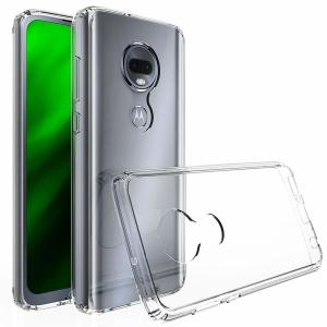Custom moulded for the Motorola Moto G7, this crystal clear Olixar ExoShield tough case provides a slim fitting, stylish design and reinforced corner protection against shock damage, keeping your device looking great at all times.