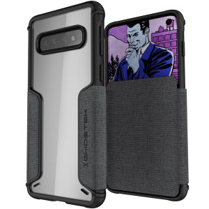 The Exec3 premium wallet case in grey provides your Samsung Galaxy S10 with fantastic protection. Also featuring storage slots for your credit cards, ID and cash.
