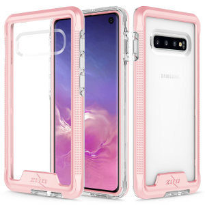 The Protective Ion series for the Samsung Galaxy S10. The rose gold finish gives you protection for your phone in style. This case is made for pure luxury and style.