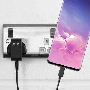 Olixar High Power Samsung Galaxy S10 Wall Charger & 1m USB-C Cable