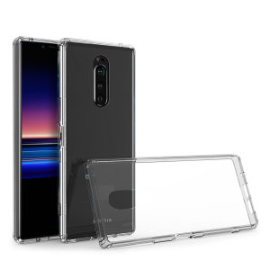 Custom moulded for the Sony Xperia 1, this crystal clear Olixar ExoShield tough case provides a slim fitting, stylish design and reinforced corner protection against shock damage, keeping your device looking great at all times.