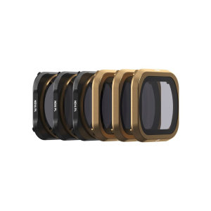 The PolarPro DJI Mavic 2 Pro Shutter Cinema Series Filters contains 6 filters that are designed to control DJI Mavic 2 Pro shutter speed in different lighting conditions.