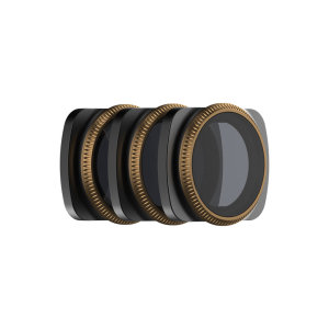 The PolaPro Osmo Pocket Vivid Collection of three fil contains three filters that are designed to control Osmo Pocker's shutter speed in different lighting conditions. Includes ND4/PL, ND8/PL, ND16/PL filters