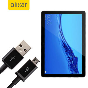 This 1 meter data / charging cable from Olixar allows you to connect your Huawei MediaPad T5 to a PC via Micro USB. It supports charging currents over 2 amps, so your Huawei MediaPad T5 can be up and running from flat in no time.