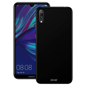 Coque Huawei Y7 Pro 2019 Olixar FlexiShield en gel – Noir