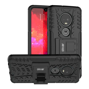 Protect your Moto G7 Plus from bumps and scrapes with this black ArmourDillo case. Comprised of an inner TPU case and an outer impact-resistant exoskeleton, the Armourdillo not only offers sturdy and robust protection, but also a sleek modern style.