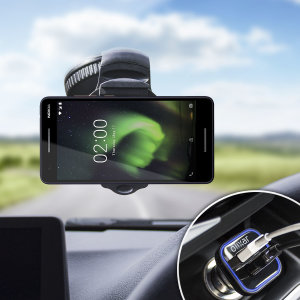 Olixar DriveTime Nokia 2 V Car Holder & Charger Pack
