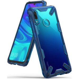 Keep your Huawei P Smart 2019 protected from bumps and drops with the Rearth Ringke Fusion X tough case in blue. Featuring a 2-part, Polycarbonate design, this case lives up to military drop test standards so you can rest assured that your device is safe