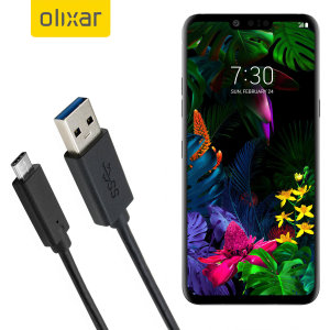 Olixar USB-C LG G8s ThinQ Charging Cable - Black 1m