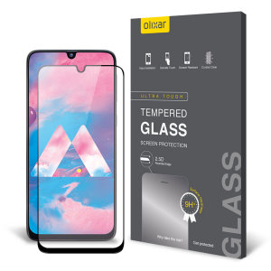 This ultra-thin tempered glass screen protector for the Samsung Galaxy M30 from Olixar offers toughness, high visibility and sensitivity all in one package.