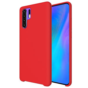Custom moulded for the Huawei P30 Pro, this red soft silicone case from Olixar provides excellent protection against damage as well as a slimline fit for added convenience.
